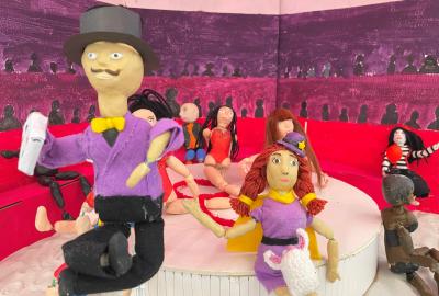 Projekt Cirkus, 6. C, modelované loutky, vedla Z. Macáková