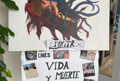 Projekt Linky umění, Uvnitř, D. Kverka, 9. A, vedl D. Trantina
