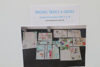 2. B Vv Model školy a okolí, skupinová práce