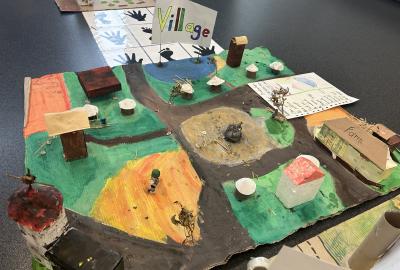 Anglický projekt: City and Village