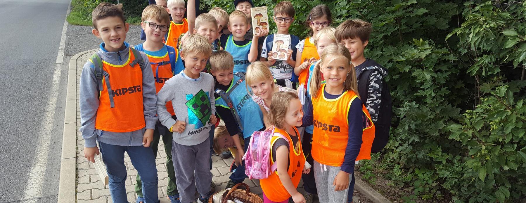 Projektová výuka ve 3.C - téma  HOUBY