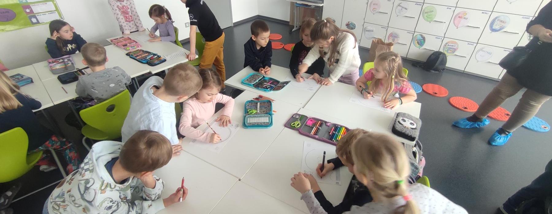 Navštívili nás předškoláčci (1. C)