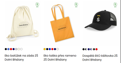 E-shop - školní merch a aktuální slevy